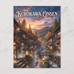 Carte Postale Kurokawa Onsen Japon