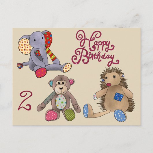 Carte Postale Kuscheltiere (Devant)