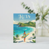 Carte Postale Kuta Indonésie (Debout devant)