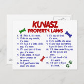 Carte Postale KUVASZ, propriété Lois 2 (Devant / Derrière)