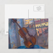 Carte Postale Kuzma Petrov-Vodkin - Un Violon (Devant / Derrière)
