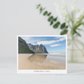Carte Postale Kvalvika Beach Lofoten (Debout devant)
