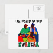 Carte Postale Kwanzaa (Devant / Derrière)