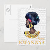 Carte Postale Kwanzaa (Devant / Derrière)