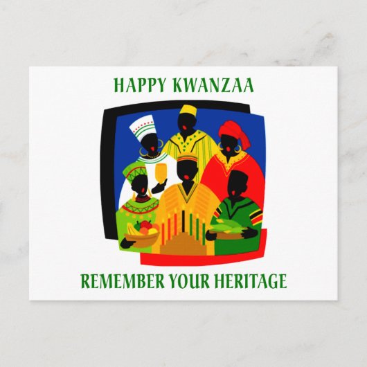 Carte Postale Kwanzaa (Devant)