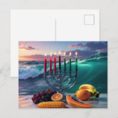 CARTE POSTALE KWANZAA - 7 NUITS - KINARA (Devant / Derrière)