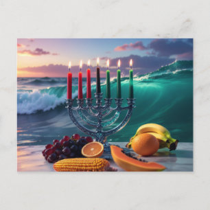 CARTE POSTALE KWANZAA - 7 NUITS - KINARA
