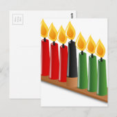 Carte Postale kwanzaa africain (Devant / Derrière)