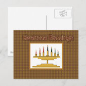 Carte postale Kwanzaa Blessings (Devant / Derrière)