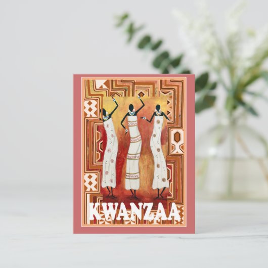 Carte Postale Kwanzaa - Danseuses (Debout devant)