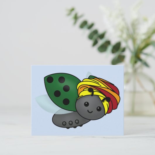 Carte postale Kwanzaa Ladybug (Debout devant)