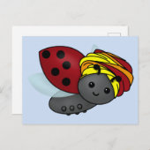 Carte Postale Kwanzaa Ladybug (Devant / Derrière)