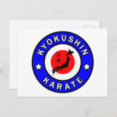 Carte Postale Kyokushin Karate (Devant / Derrière)