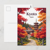 Carte Postale Kyoto, Japon (Devant / Derrière)