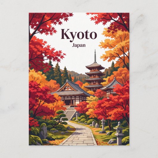 Carte Postale Kyoto, Japon (Devant)