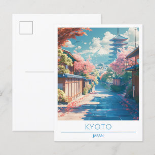 Carte Postale Kyoto Japon Vintage voyage