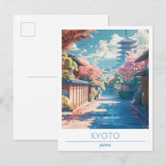 Carte Postale Kyoto Japon Vintage voyage (Devant / Derrière)