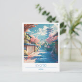 Carte Postale Kyoto Japon Vintage voyage (Debout devant)