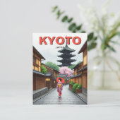 Carte Postale Kyoto Japon Voyage Yasaka Shrine (Debout devant)