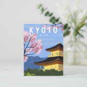 Carte Postale Kyoto Japon Voyages Vintage Art (Debout devant)