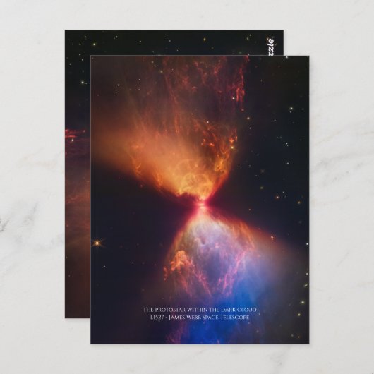 Carte Postale L1527 et Protostar - Télescope spatial James Webb (Devant / Derrière)
