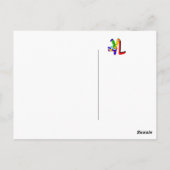 Carte Postale L Clown (Dos)