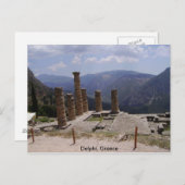 Carte Postale L'"Oracle de Delphi" (Devant / Derrière)