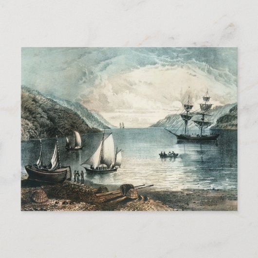 Carte Postale La baie d'Annapolis, c.1880 (Devant)