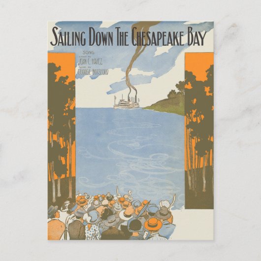 Carte Postale La baie de Chesapeake (Devant)
