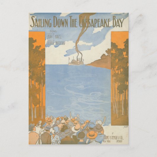 Carte Postale La baie de Chesapeake (Devant)