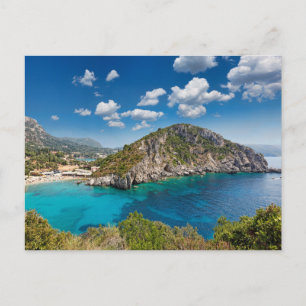 Carte Postale La baie de Paleokastritsa à Corfou, Grèce