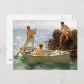 Carte Postale La Baignade (Devant / Derrière)