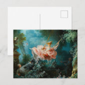 Carte Postale La Balançoire Fragonard (Devant / Derrière)