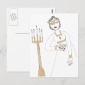 Carte Postale La balle masquée Déplaisante de Jane Austen (Devant / Derrière)