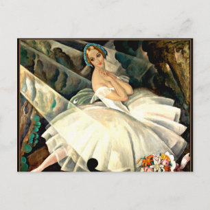 Carte Postale La Ballerina Ullal Poulsen dans Ballet Chopiniana