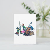 Carte Postale La bande de chats de jazz (Debout devant)