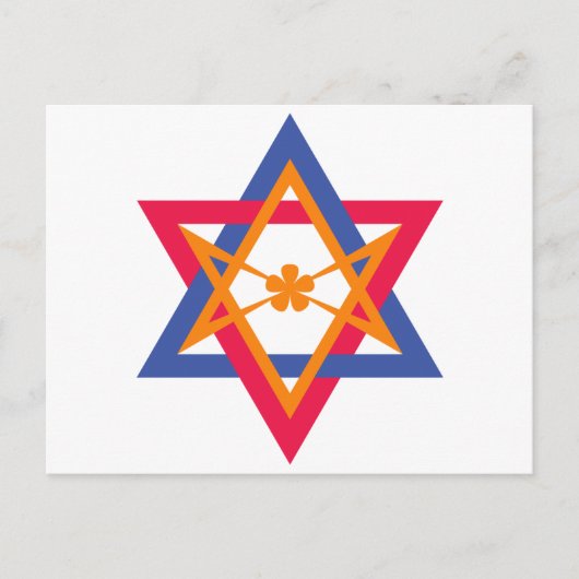 Carte Postale La Bannière Démocratique De L'Est (Devant)