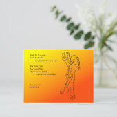 Carte Postale La barbe du lecteur (Debout devant)