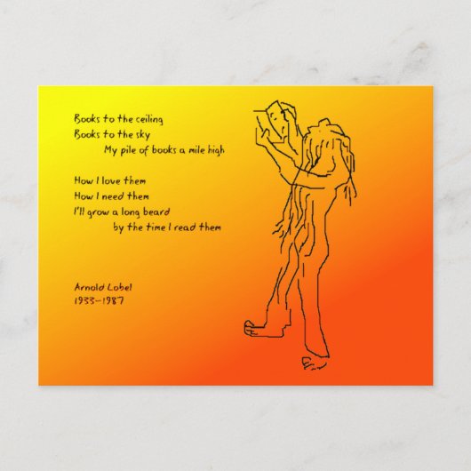 Carte Postale La barbe du lecteur (Devant)