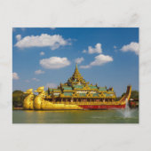 Carte Postale La Barque royale de Yangon (Devant)