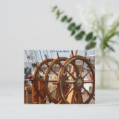 Carte Postale La barre, coupeur Eagle d'USCG (Debout devant)