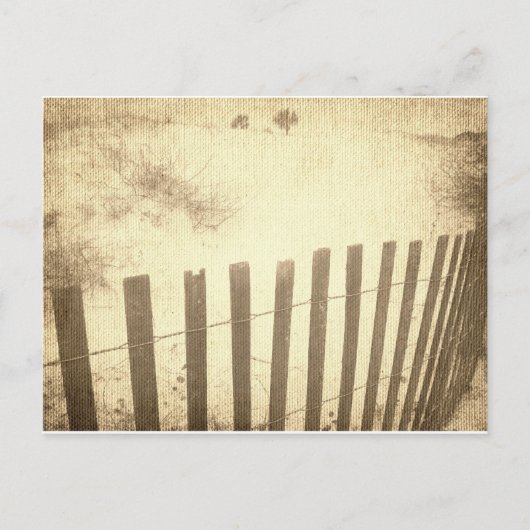 Carte Postale La barrière de plage (Devant)
