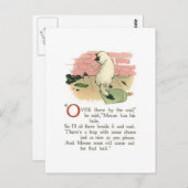 Carte Postale "Là-bas par le charbon," dit-il (Devant / Derrière)