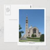 Carte Postale La basilique du Sanctuaire National (Devant / Derrière)