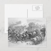 Carte Postale La bataille à Bull Run (Devant / Derrière)