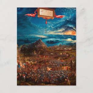 Carte Postale La bataille d'Alexandre à Issus (1529)