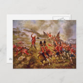 Carte Postale La bataille de Bunker Hill par E. Percy Moran (Devant / Derrière)