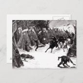 Carte Postale La bataille de la Washita (Devant / Derrière)