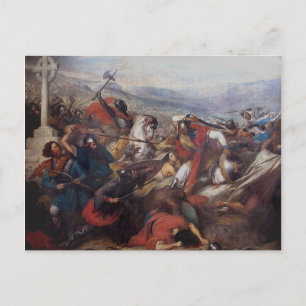 Carte Postale La bataille de Poitiers