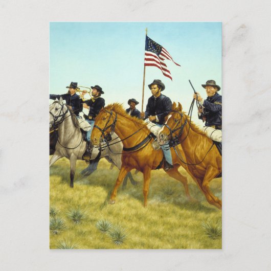 Carte Postale La bataille de Prairie Dog Creek par Ralph Heinz (Devant)